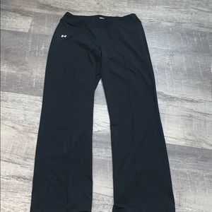 Under Armour track pants in size large, black